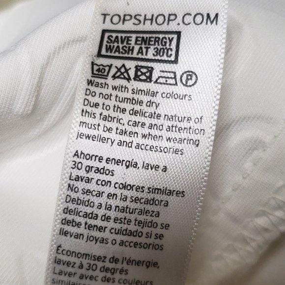 White Flared Waist Dress for Girls - Picture 5 of 15